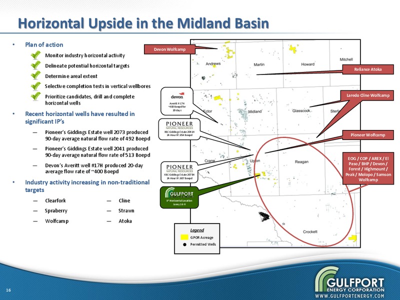 JUNE 2012 INVESTOR PRESENTATION – Gulfport Energy Corp. – slide 15