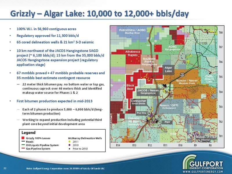 JUNE 2012 INVESTOR PRESENTATION – Gulfport Energy Corp. – slide 21