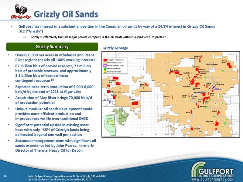 AUGUST 2013 INVESTOR PRESENTATION – Gulfport Energy Corp. – slide 15