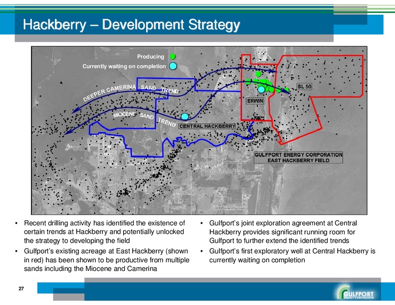 AUGUST 2011 CORPORATE PRESENTATION – Gulfport Energy Corp. – slide 26