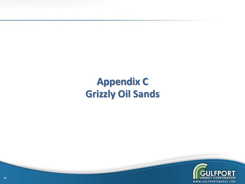 Q3 2014 EARNINGS CALL – Gulfport Energy Corp. – slide 34