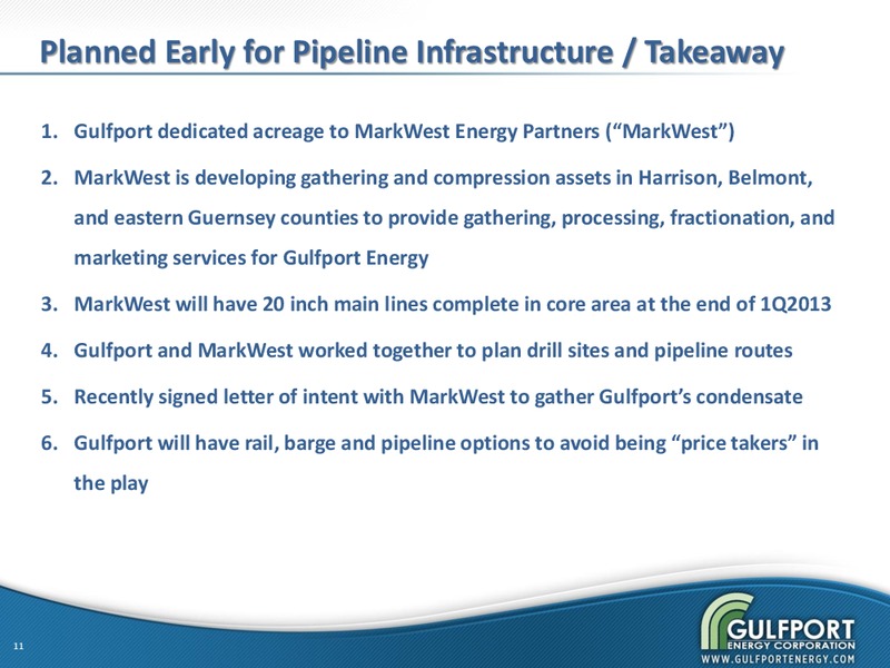 November 2012 Corporate Update – Gulfport Energy Corp. – slide 10