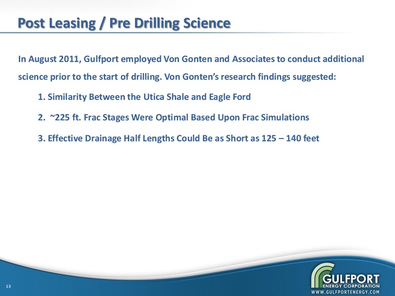 DUGEAST – Gulfport Energy Corp. – slide 12