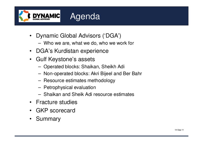 GULF KEYSTONE PETROLEUM'S KURDISTAN ASSETS – Gulf Keystone Petroleum Ltd. – slide 2