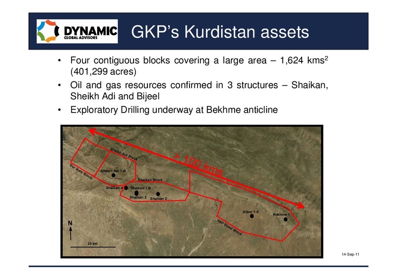 GULF KEYSTONE PETROLEUM'S KURDISTAN ASSETS – Gulf Keystone Petroleum Ltd. – slide 9