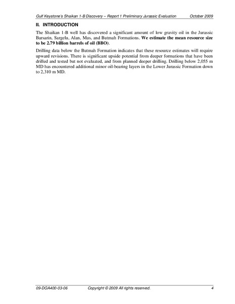 INVESTOR PRESENTATION – Gulf Keystone Petroleum Ltd. – slide 4