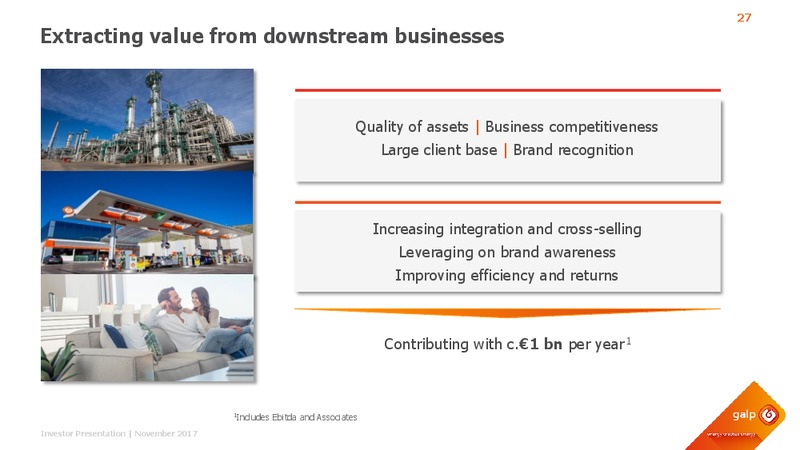 November 2017 Investor Presentation – Galp Energia – slide 26