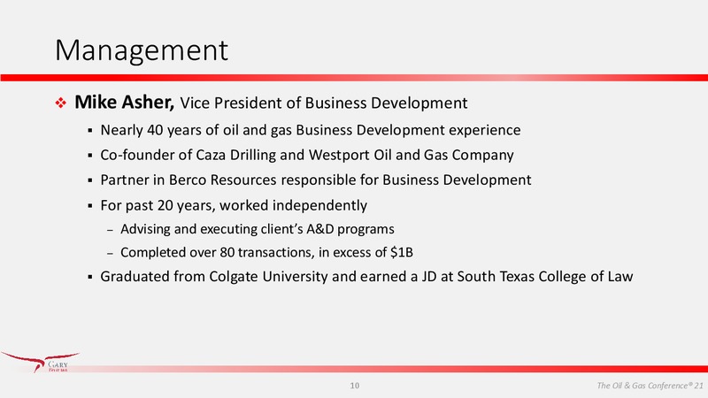 Enercom Conference – Gary Permian LLC – slide 9