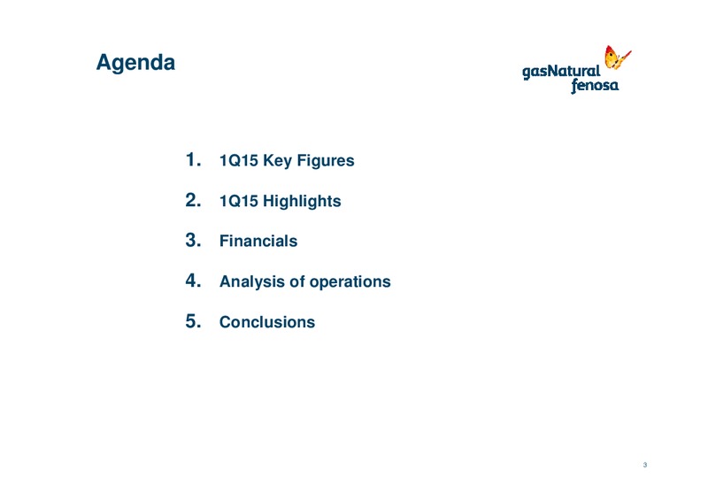 Q1 2015 Earnings Call – Gas Natural Fenosa – slide 2