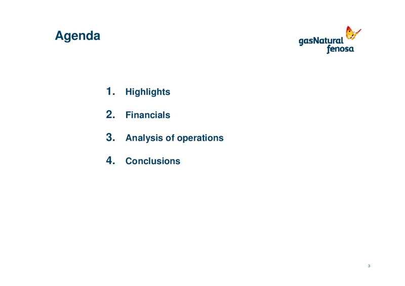 Third Quarter 2014 Results – Gas Natural Fenosa – slide 2
