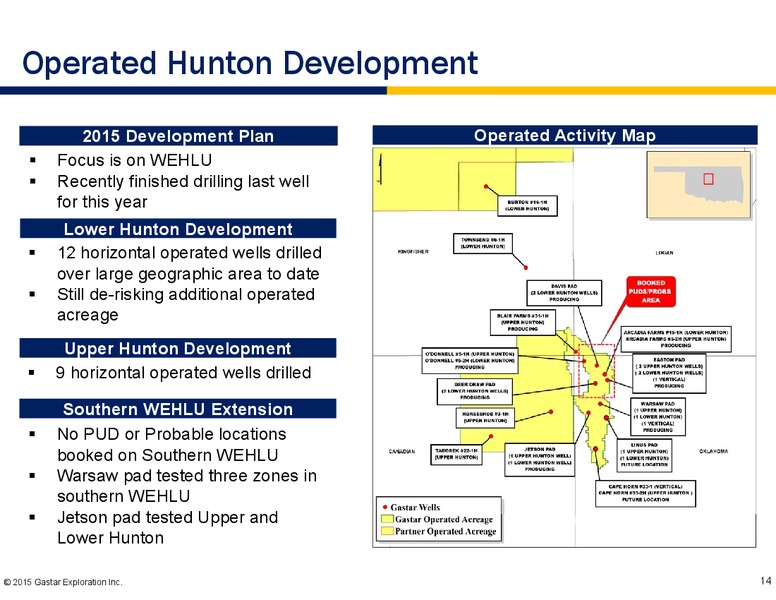 November 2015 Investor Presentation – Gastar Exploration, Ltd. – slide 12
