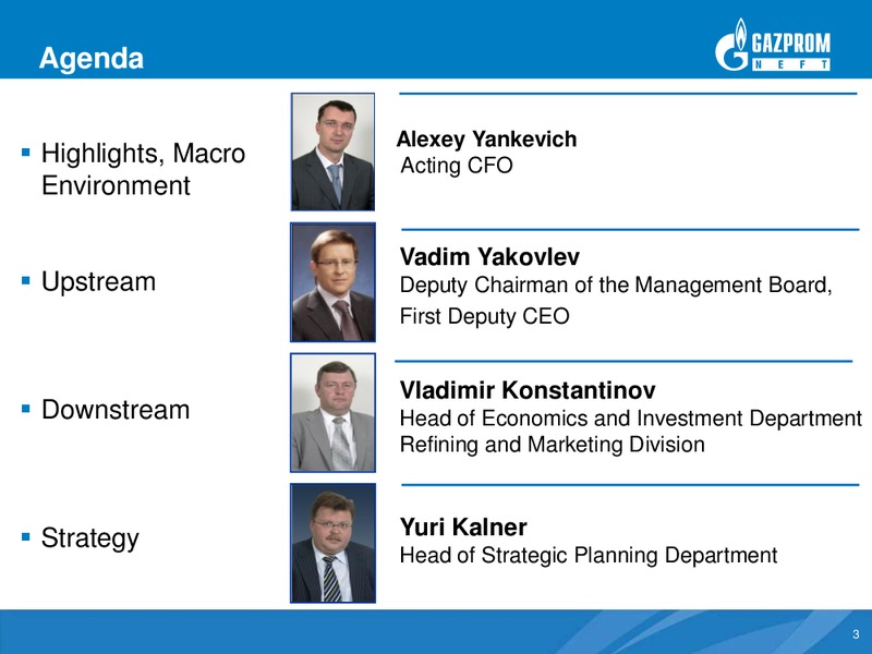 Q3 2011 Results – Gazprom Neft – slide 2