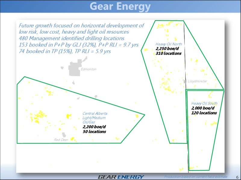 June 2017 Corporate Presentation – Gear Energy Ltd – slide 6