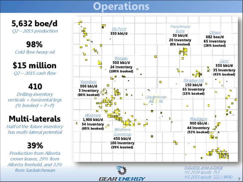August 2015 Investor Presentation – Gear Energy Ltd – slide 4