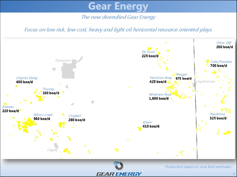 September 2016 Corporate Presentation – Gear Energy Ltd – slide 3