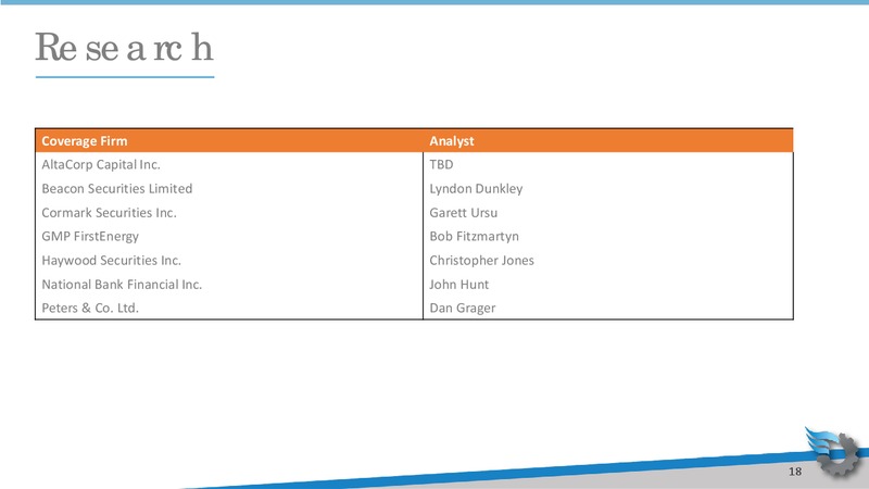 September 2019 Corporate Presentation – Gear Energy Ltd – slide 18