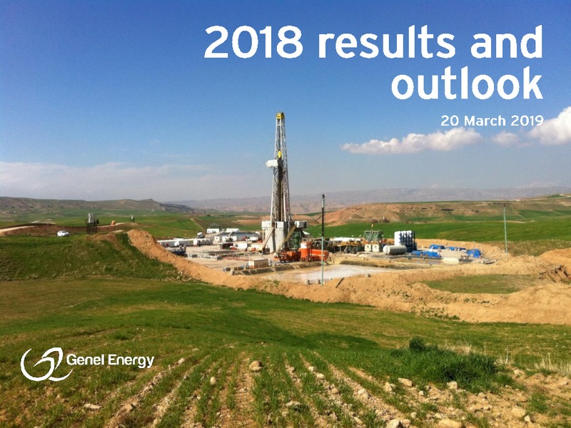 FY 2018 Results and Outlook – Genel Energy – slide 1