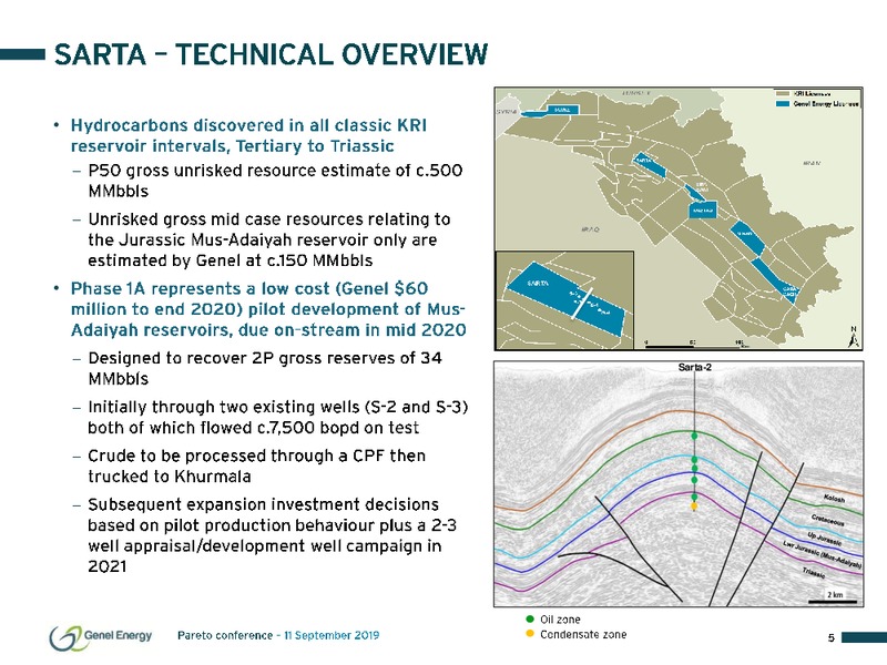 Pareto Oil and Offshore Conference – Genel Energy – slide 5