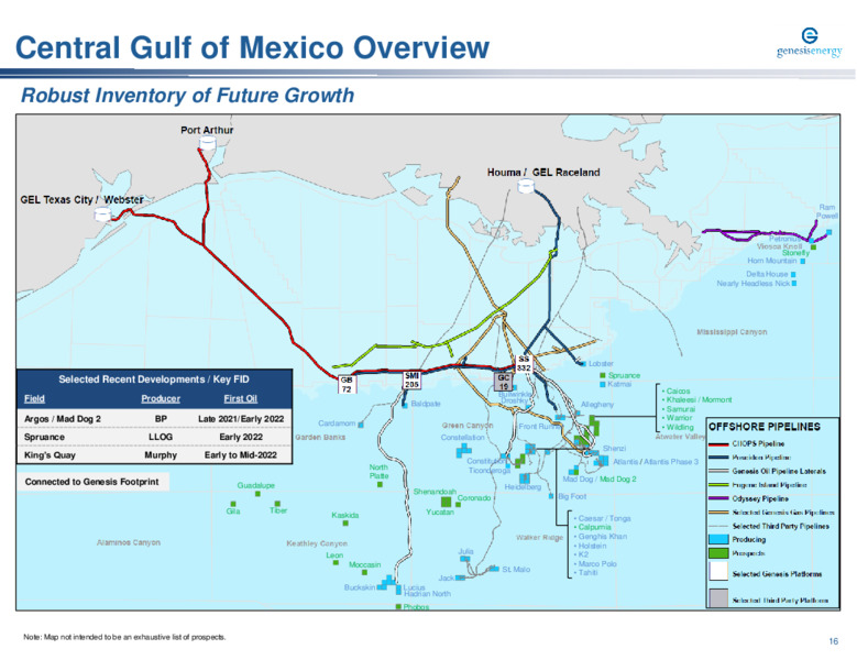 UBS Winter Infrastructure & Energy Virtual Conference – Genesis Energy Lp – slide 16