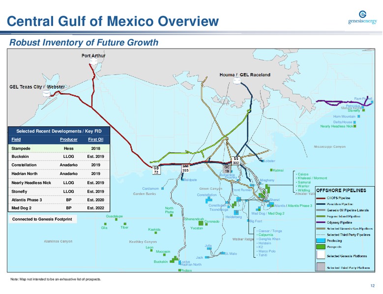 Energy Credit Conference – Genesis Energy Lp – slide 12