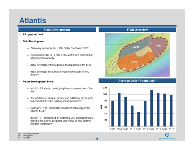 August 2018 Investor Presentation – Genesis Energy Lp – slide 34