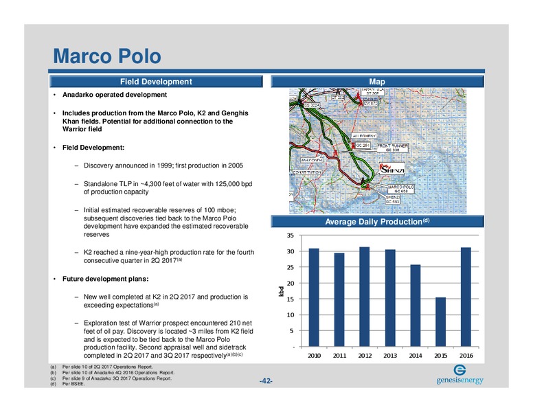 BAML Leveraged Finance Conference – Genesis Energy Lp – slide 41