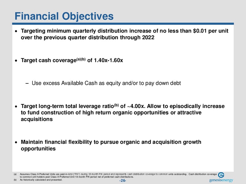 Wells Fargo Midstream and Utility Symposium – Genesis Energy Lp – slide 25