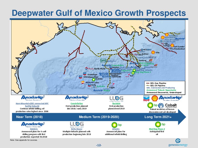 Bank of America Merrill Lynch Leveraged Finance Conference – Genesis Energy Lp – slide 11