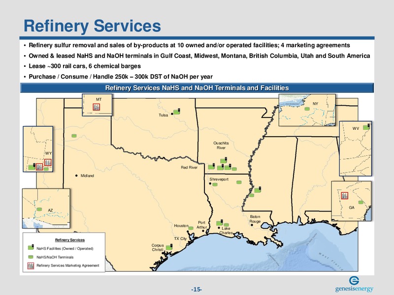 December 2015 Investor Presentation – Genesis Energy Lp – slide 14
