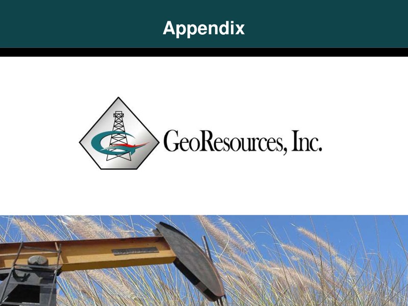 Corporate Profile – Georesources, Inc. – slide 21