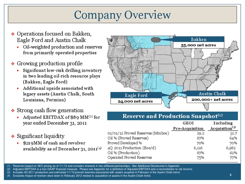 Investor Presentation – Georesources, Inc. – slide 4