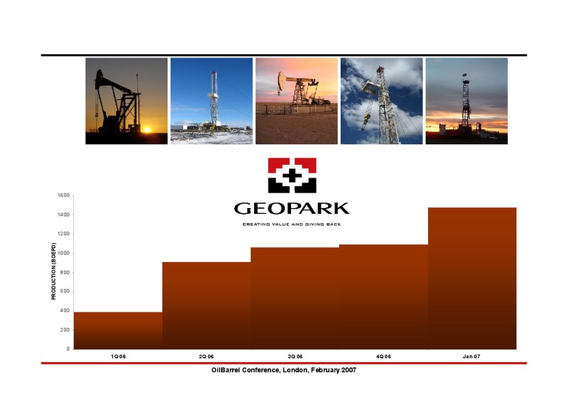 OILBARREL CONFERENCE – Geopark Limited – slide 1