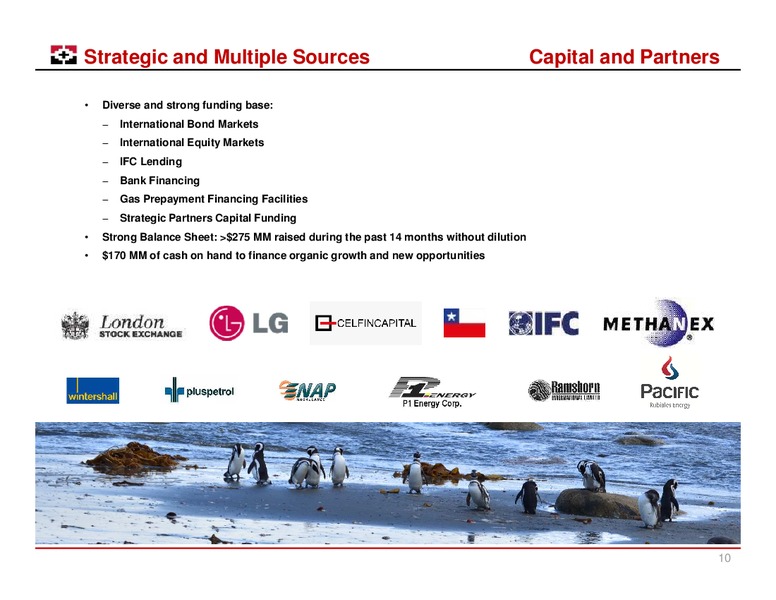 RBC SOUTH AMERICAN ENERGY CONFERENCE – Geopark Limited – slide 10