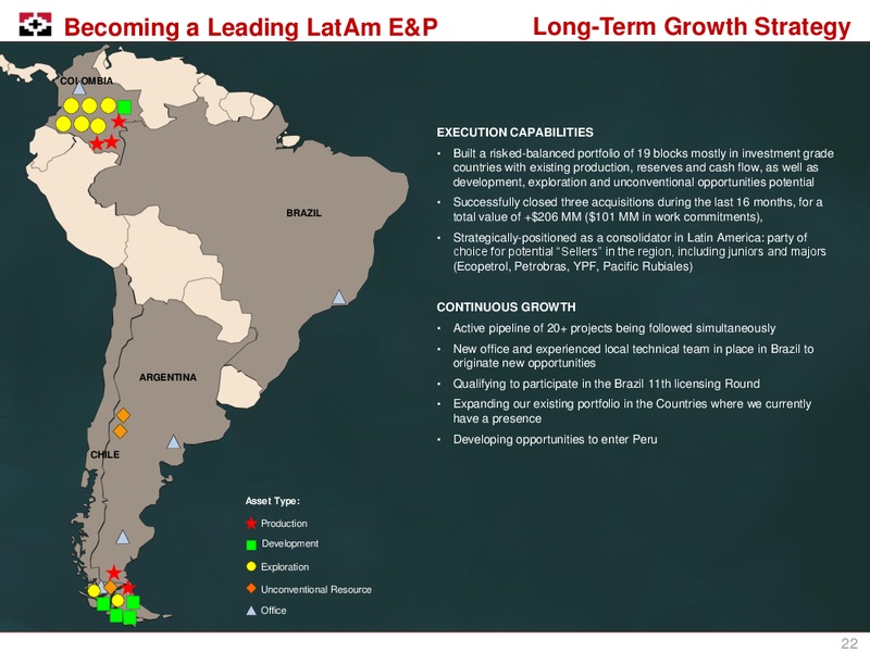 LONDON ROADSHOW – Geopark Limited – slide 21