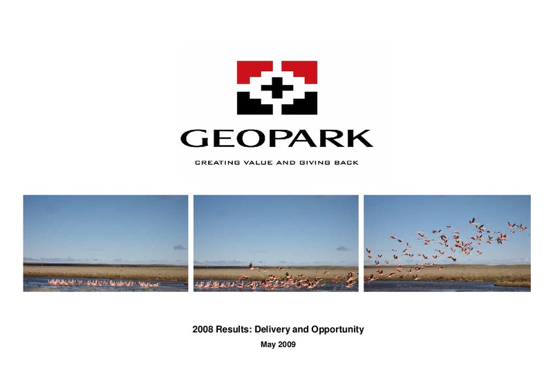LONDON ROADSHOW – Geopark Limited – slide 1