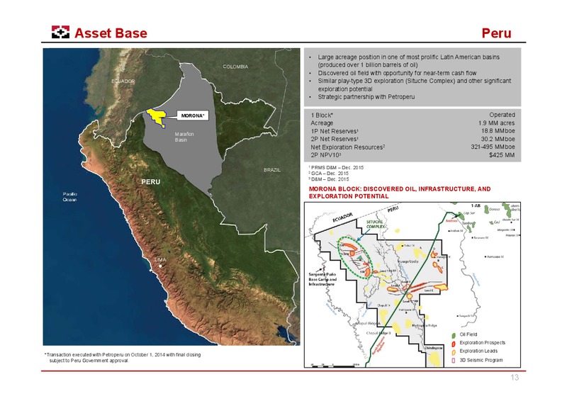 May 2016 Corporate Update – Geopark Limited – slide 12