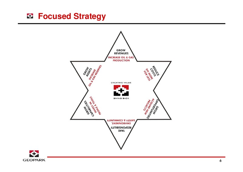 LONDON ROADSHOW – Geopark Limited – slide 6