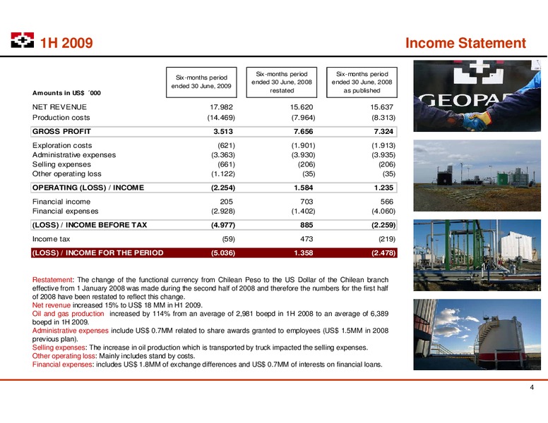 LONDON ROADSHOW – Geopark Limited – slide 4