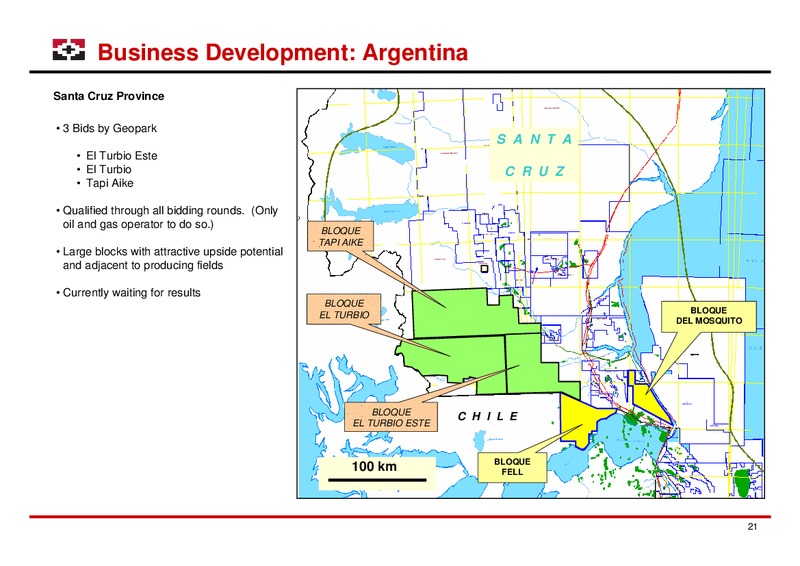 LONDON ROADSHOW – Geopark Limited – slide 21