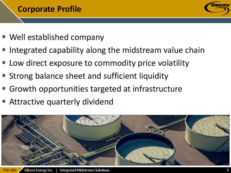 May 2015 Investor Presentation – Gibson Energy Inc. – slide 4