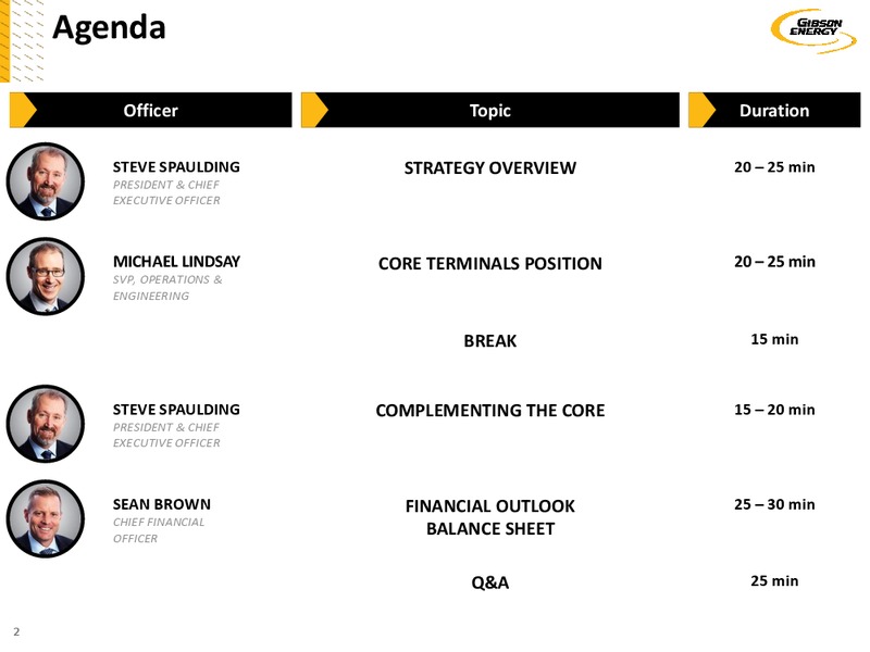 Investor Day 2018 – Gibson Energy Inc. – slide 2