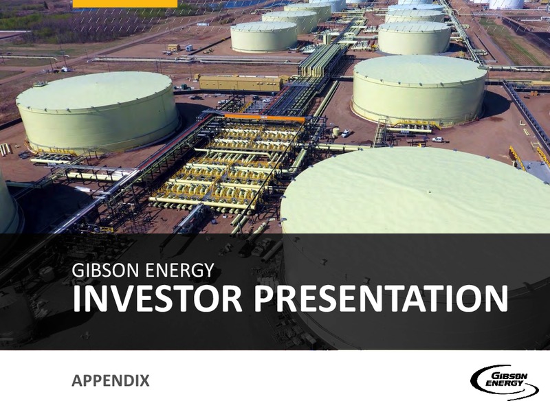 March 2018 Investor Presentation – Gibson Energy Inc. – slide 25