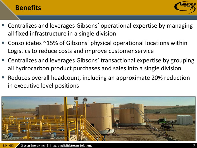 New Management Structure – Gibson Energy Inc. – slide 6
