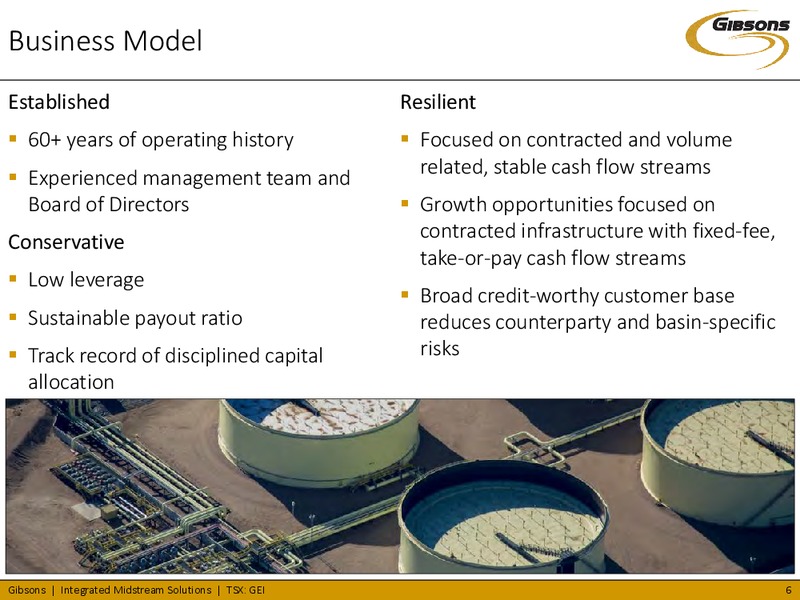 June 2016 Investor Presentation – Gibson Energy Inc. – slide 5