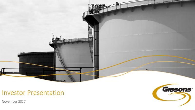 November 2017 Investor Presentation – Gibson Energy Inc. – slide 1