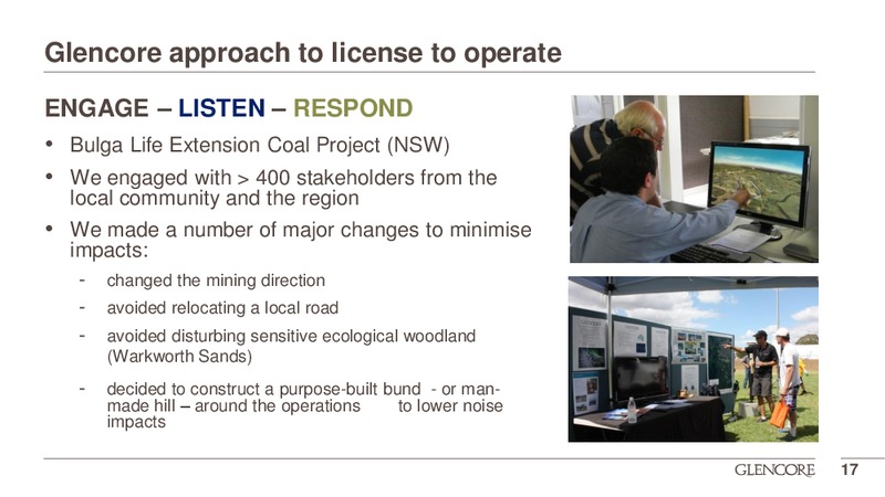 JUNE 2015 CORPORATE PRESENTATION – Glencore Xstrata Plc – slide 16