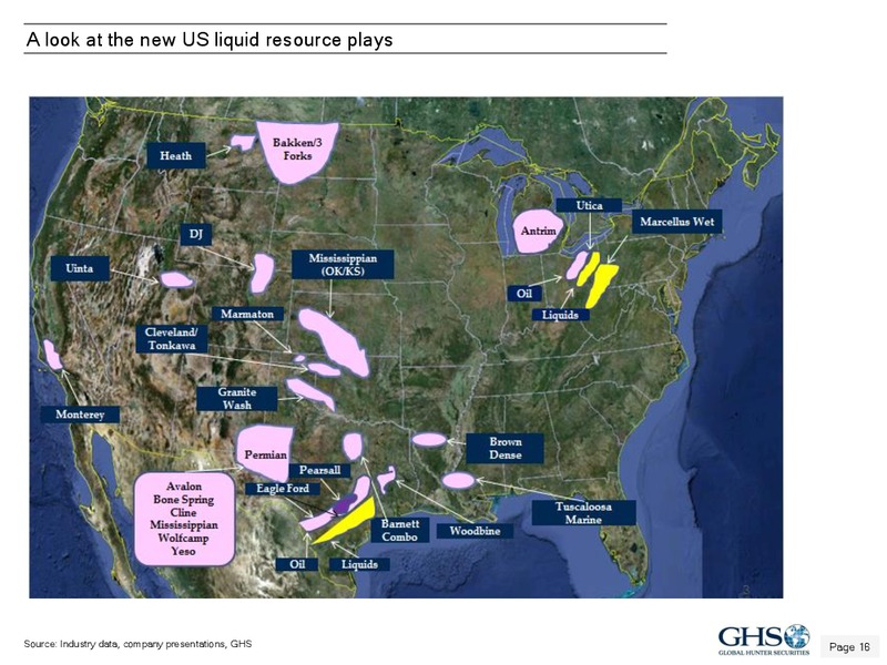 APRIL 2013 CORPORATE PRESENTATION – Global Hunter Securities – slide 16