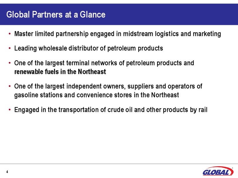 Q1 2016 Investor Presentation – Global Partners Lp – slide 2