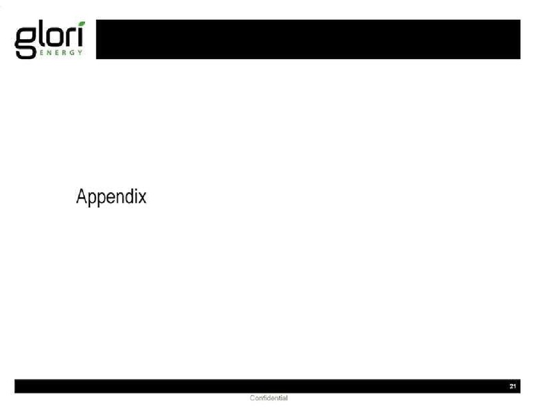 2014 BAIRD GROWTH STOCK CONFERENCE – Glori Energy Inc. – slide 22