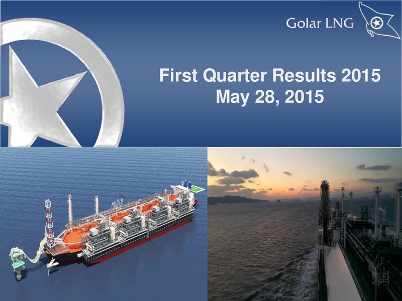Q1 2015 Earnings Call – Golar Lng Partners Lp – slide 1